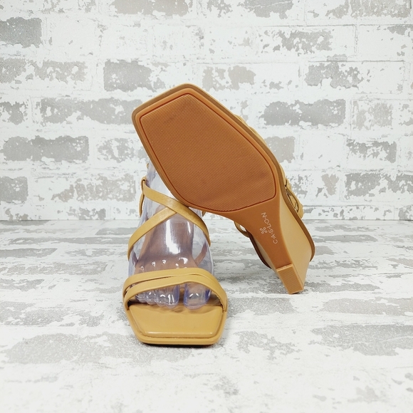 NEW Caslon Paola Tan Leather Wedge Heel Sandals I1039 - Picture 8 of 12